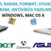 LAPTOP,  MASAUSTU, MACBOOK TAMIR BAKIM FORMAT OYUN PROGRAM  ilan Bilgisayar Tablet Yazılım
